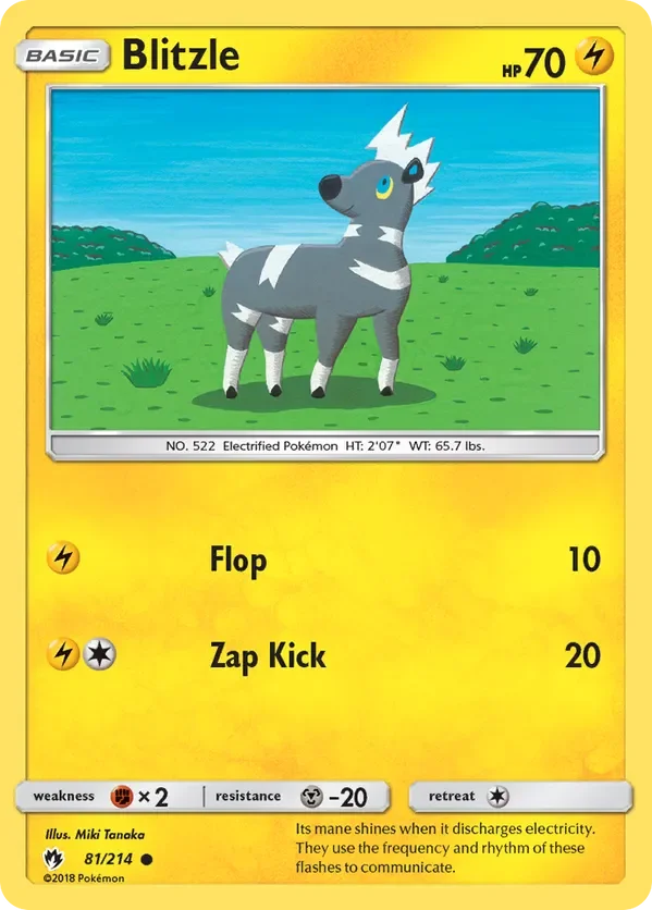 81/214 from Lost Thunder Common Pokemon Card