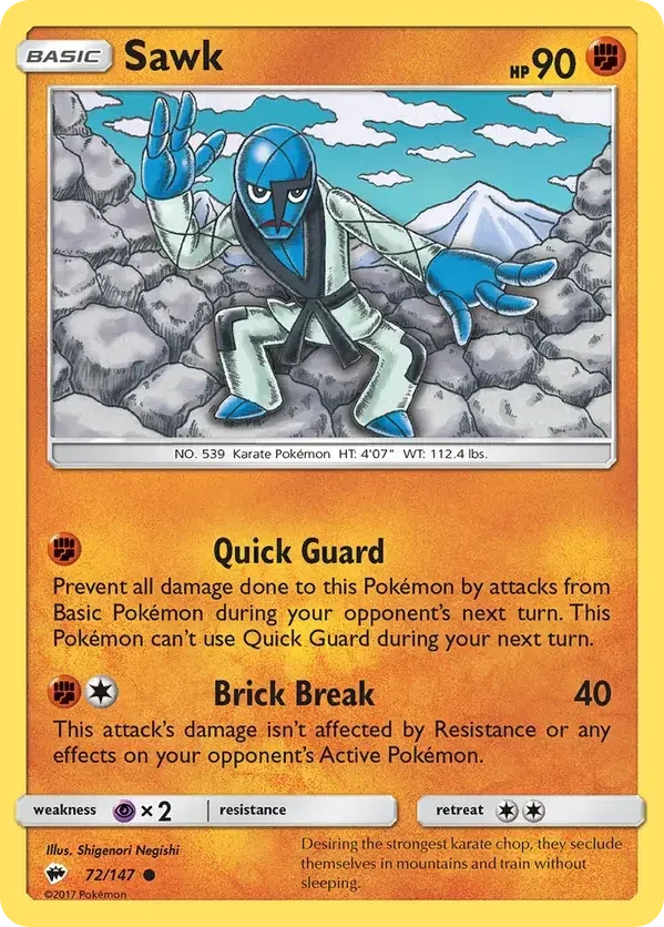 072/147 from Burning Shadows Common Pokemon Card