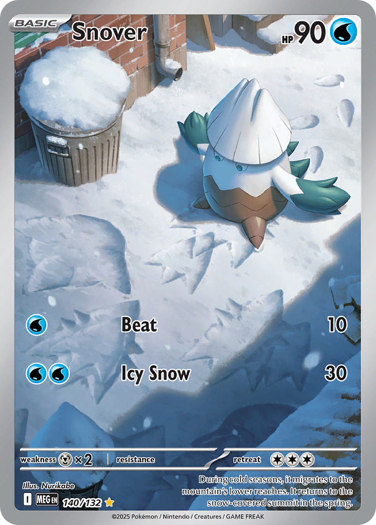 140/132 from Mega Evolution illustration-rare