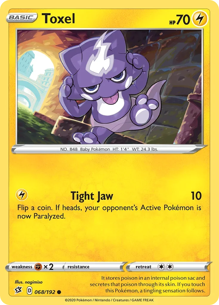 068/192 from Rebel Clash Common Pokemon Card