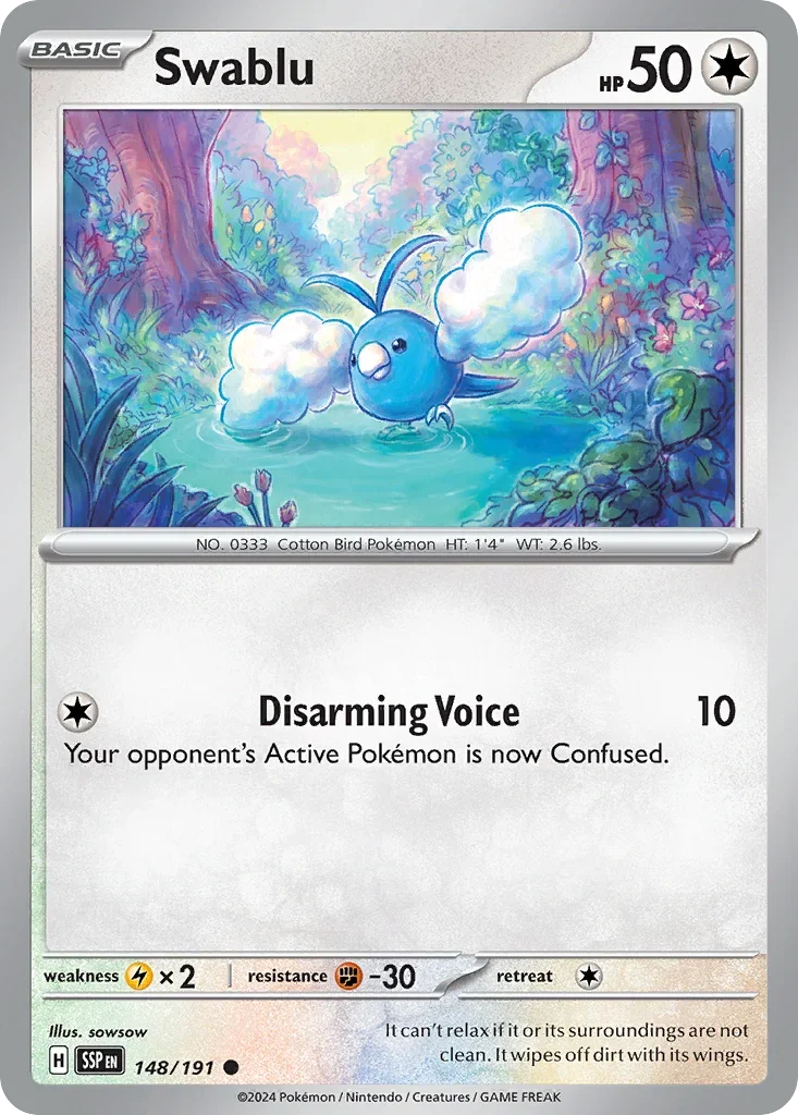 148/191 from Surging Sparks Card List Common Pokemon Card