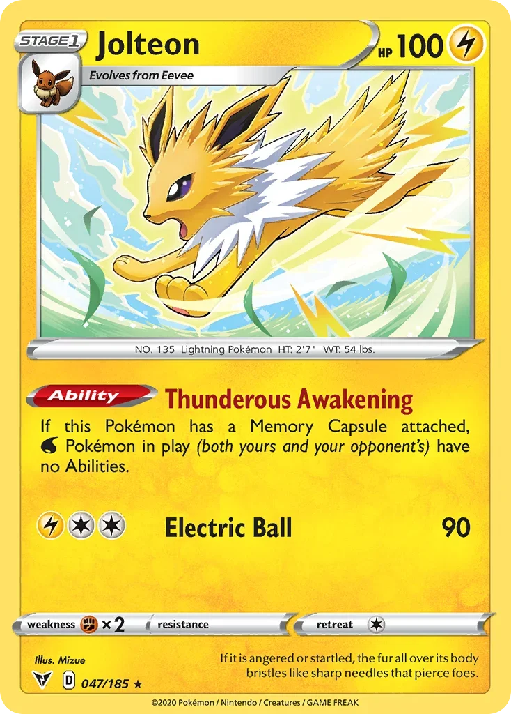 047/185 from Vivid Voltage Rare Pokemon Card