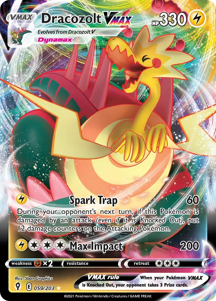 059/203 from Evolving Skies Ultra Rare Pokemon Card