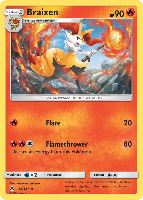 16/131 from Forbidden Light Uncommon Pokemon Card
