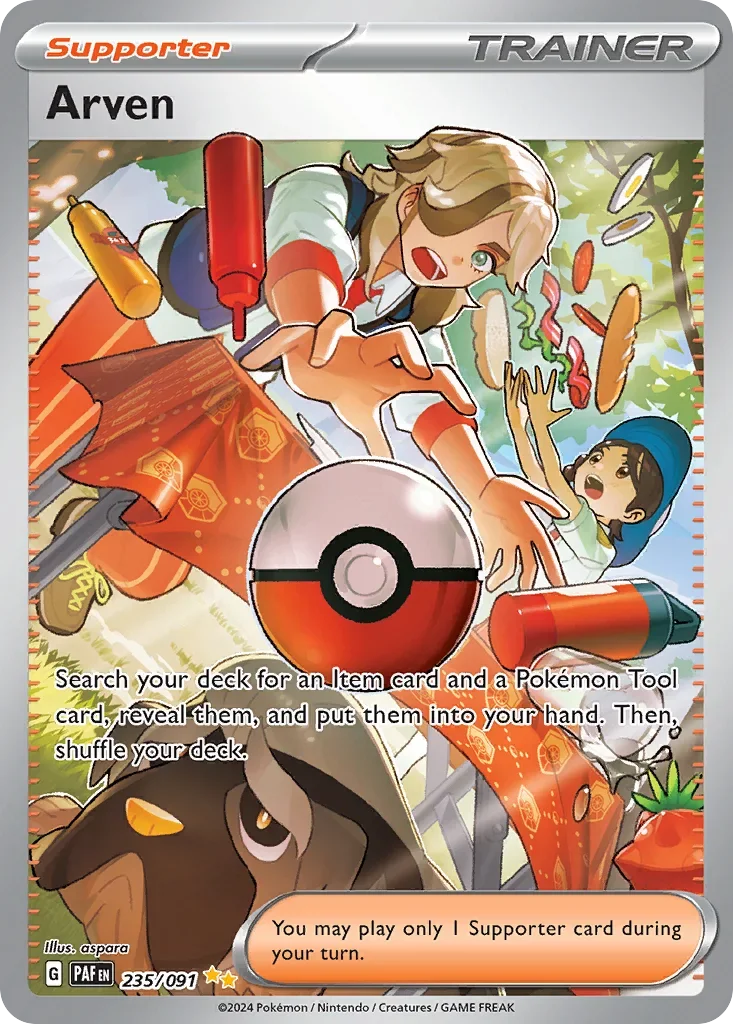 235/091 from Paldean Fates Special Illustration Rare Pokemon Card