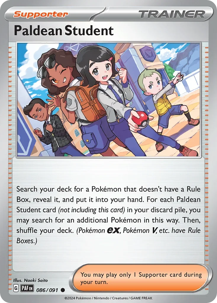 086/091 from Paldean Fates Common Pokemon Card