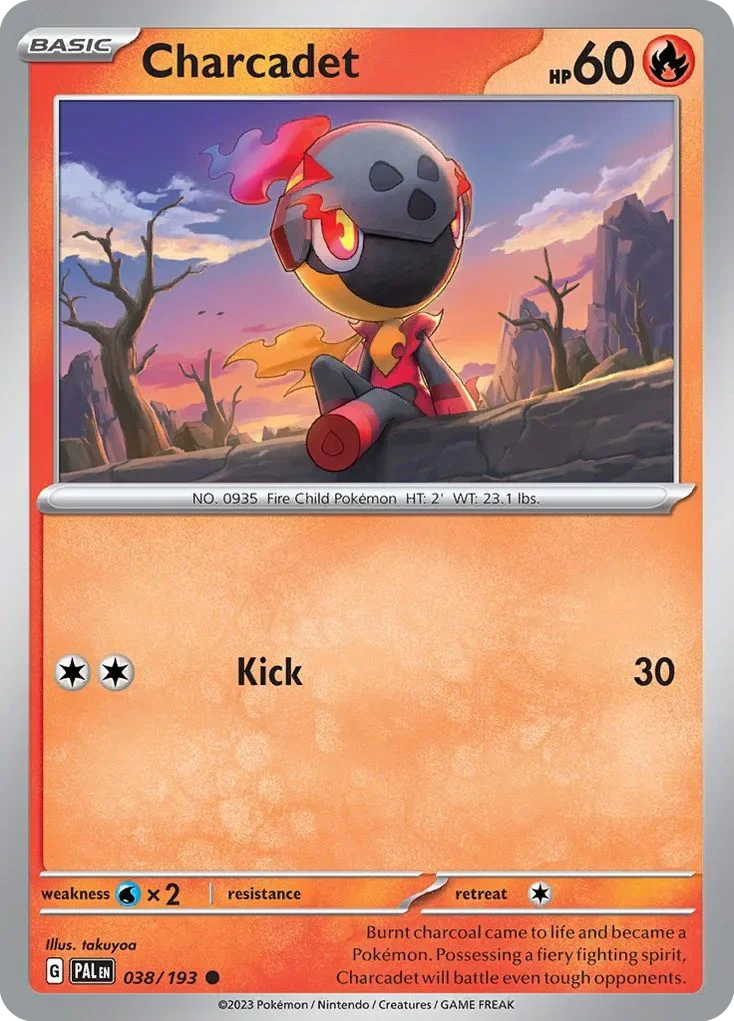 038/193 from Paldea Evolved Common Pokemon Card