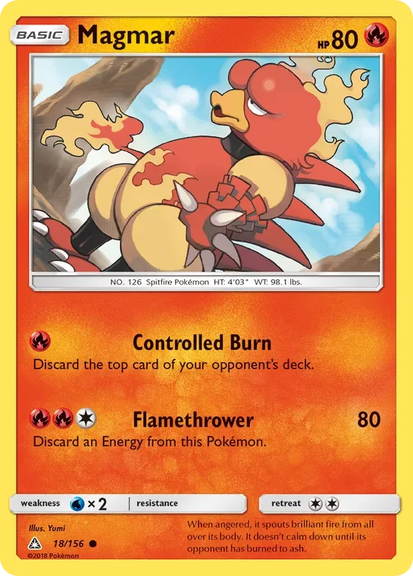 18/156 from Ultra Prism Common Pokemon Card