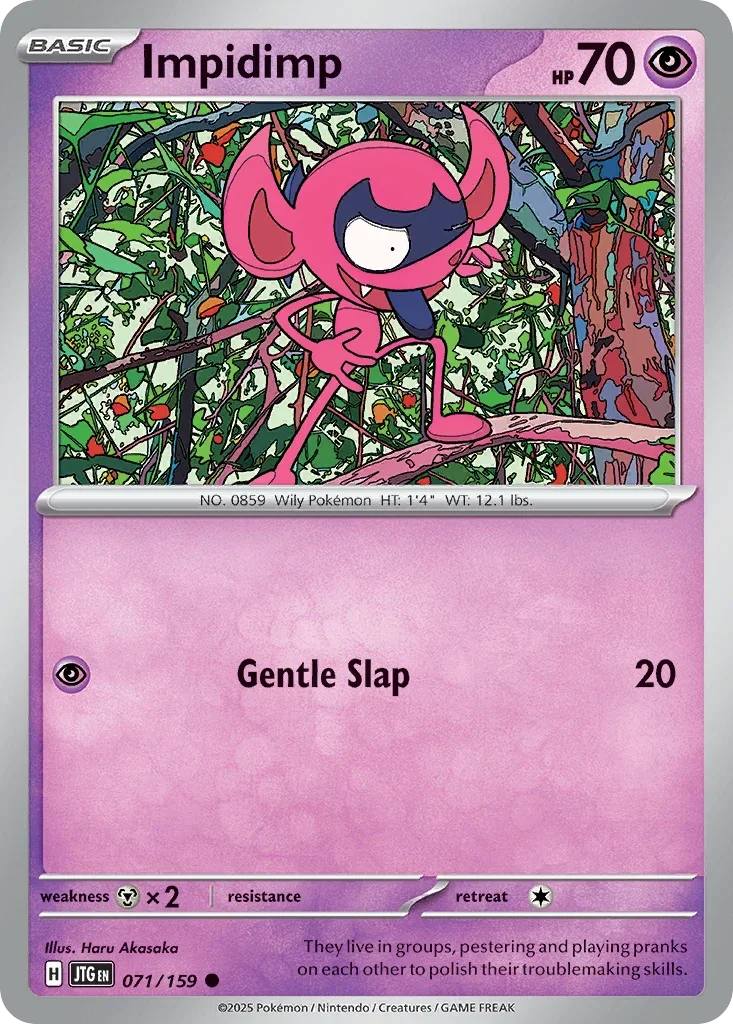 071/159 from Journey Together Common Pokemon Card