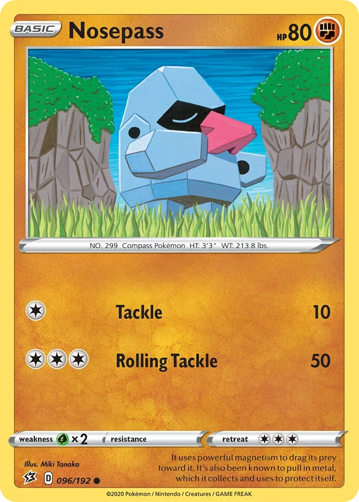 096/192 from Rebel Clash Common Pokemon Card
