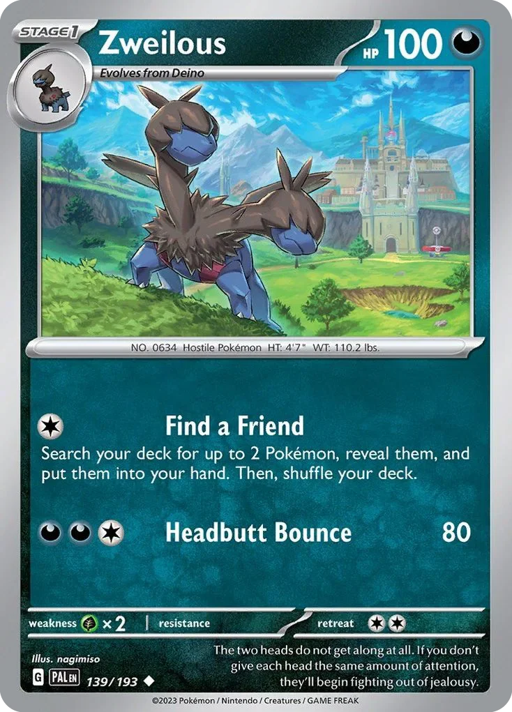 139/193 from Paldea Evolved Uncommon Pokemon Card