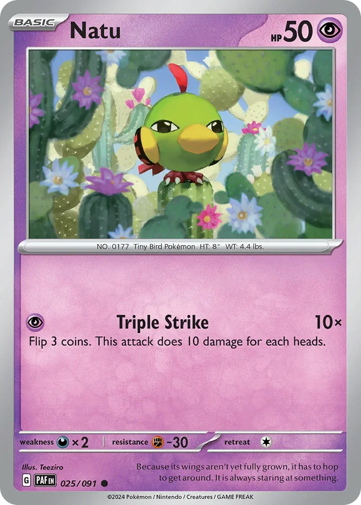025/091 from Paldean Fates Common Pokemon Card