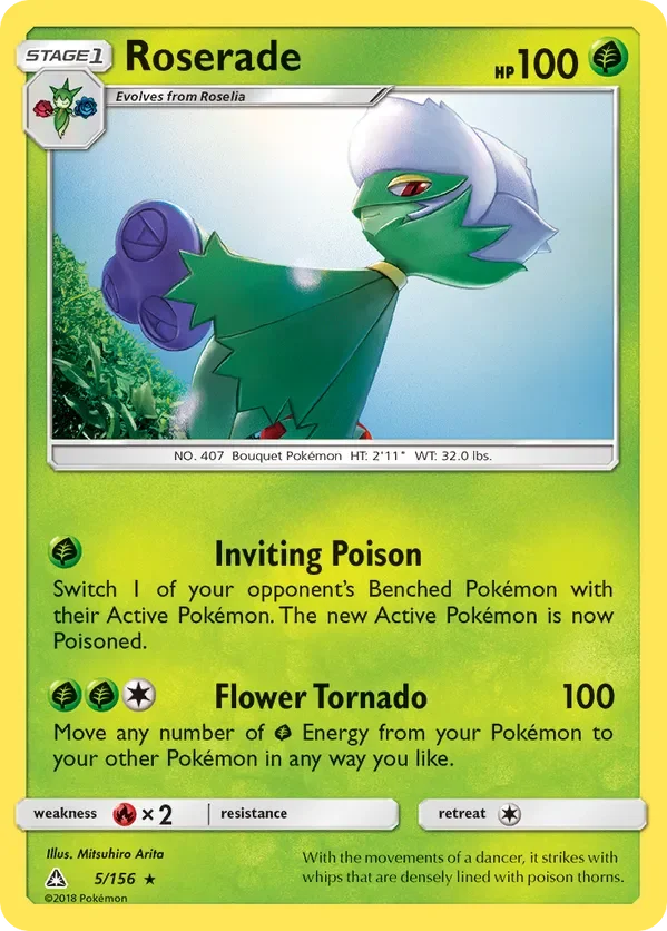 5/156 from Ultra Prism Rare Pokemon Card