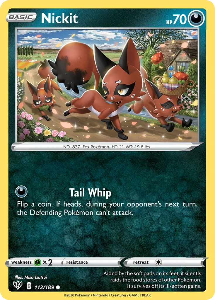 112/189 from Darkness Ablaze Common Pokemon Card