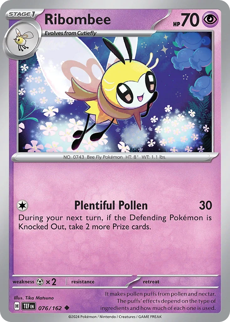 076/162 from Temporal Forces Uncommon Pokemon Card