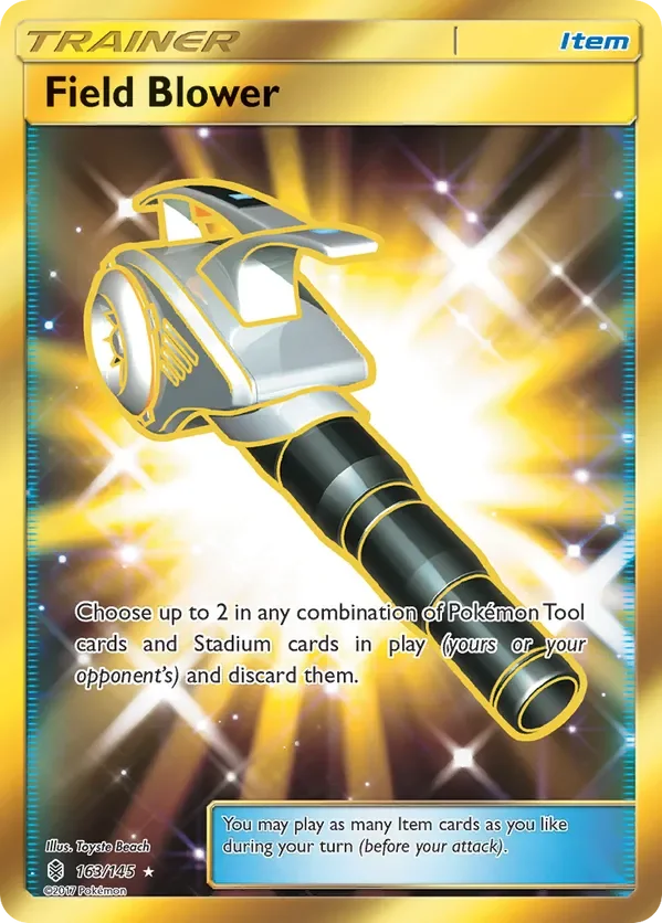 163/145 from Guardians Rising Gold Secret Rare Trainer Card