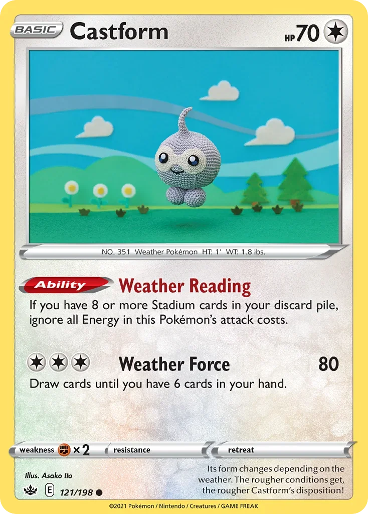 121/198 from Chilling Reign Common Pokemon Card
