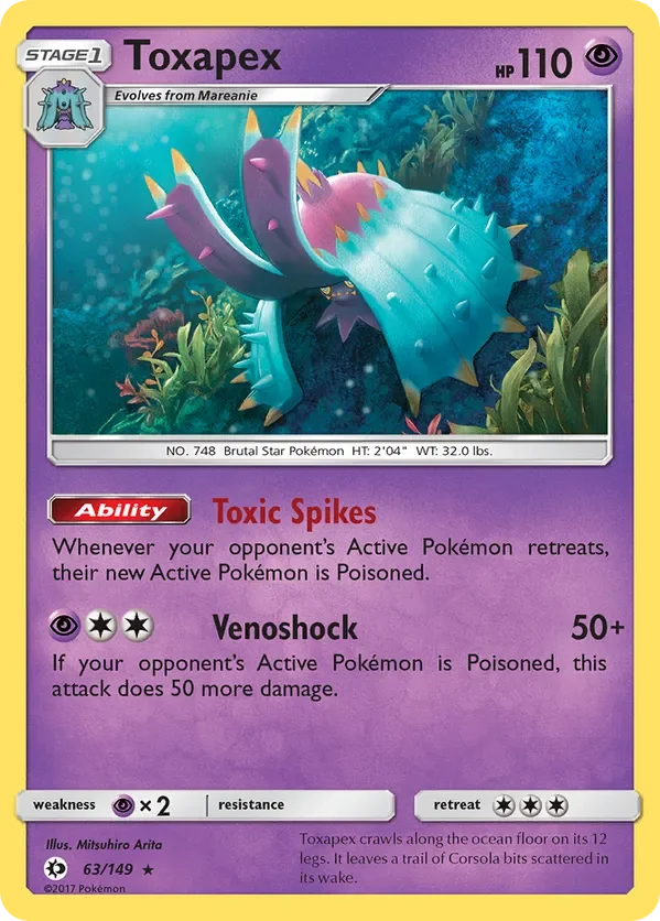 63/149 from Sun & Moon Base Rare Pokemon Card