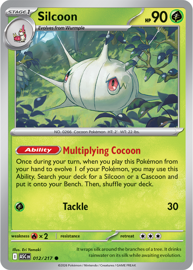 012/217 Silcoon from Ascended Heroes Common