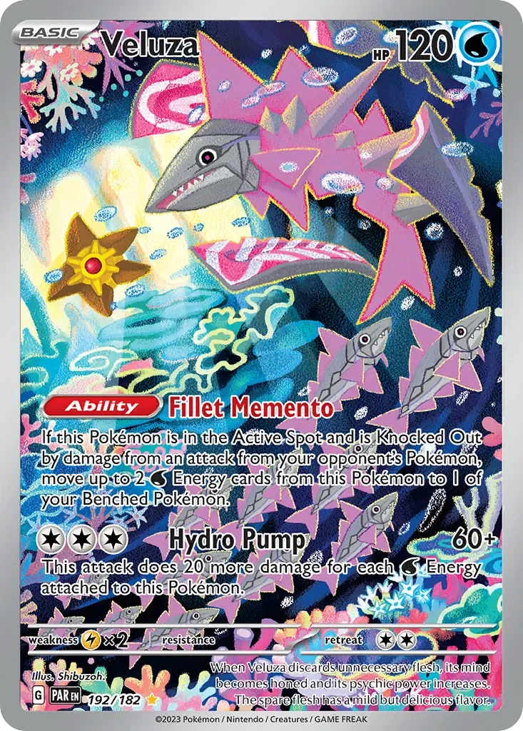 192/182 from Paradox Rift Illustration Rare Pokemon Card