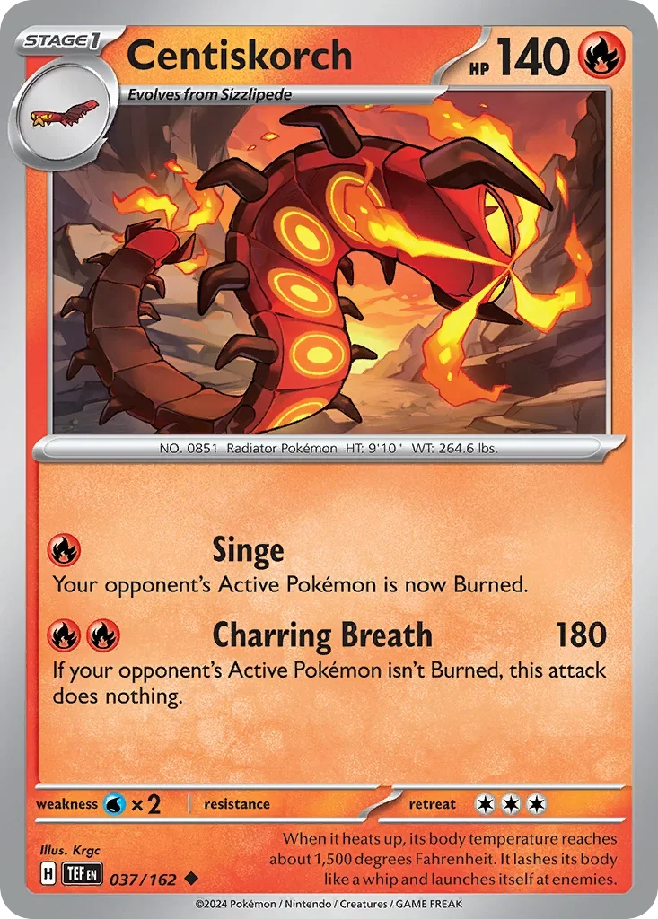 037/162 from Temporal Forces Card List Uncommon Pokemon Card