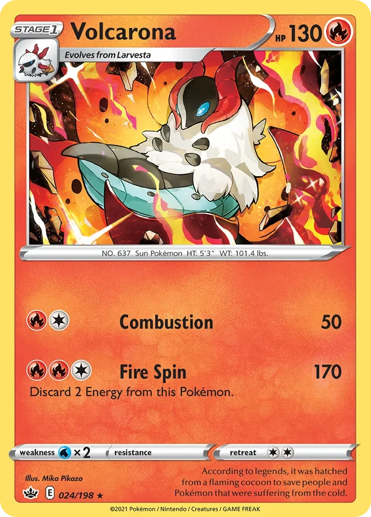 024/198 from Chilling Reign Rare Pokemon Card