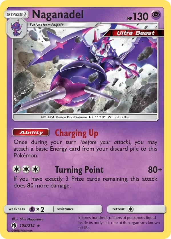 108/214 from Lost Thunder Holo Rare Pokemon Card