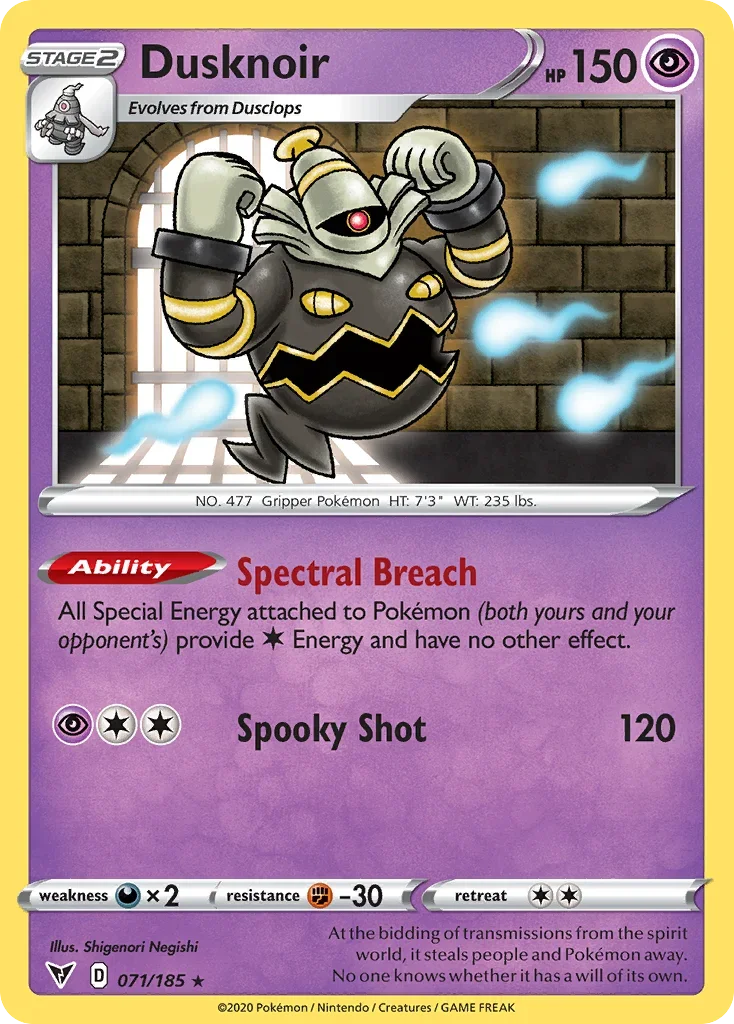 071/185 from Vivid Voltage Holo Rare Pokemon Card