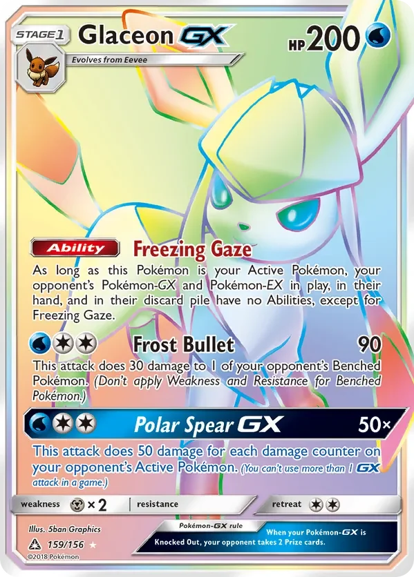159/156 from Ultra Prism Rainbow Rare Pokemon Card
