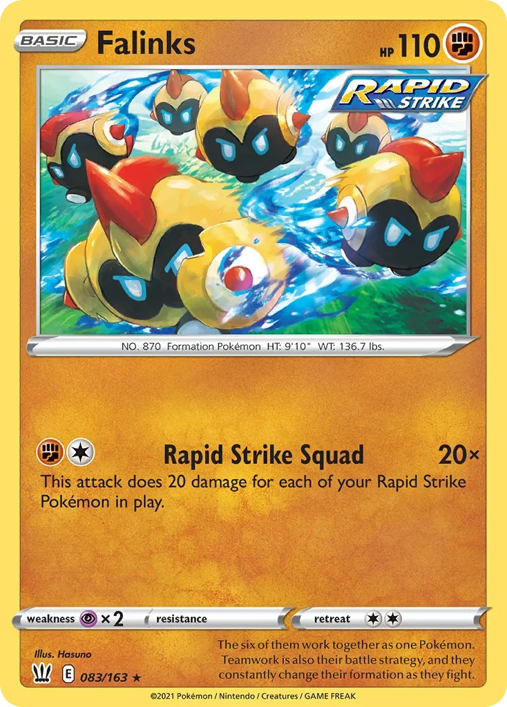 083/163 from Battle Styles Rare Pokemon Card