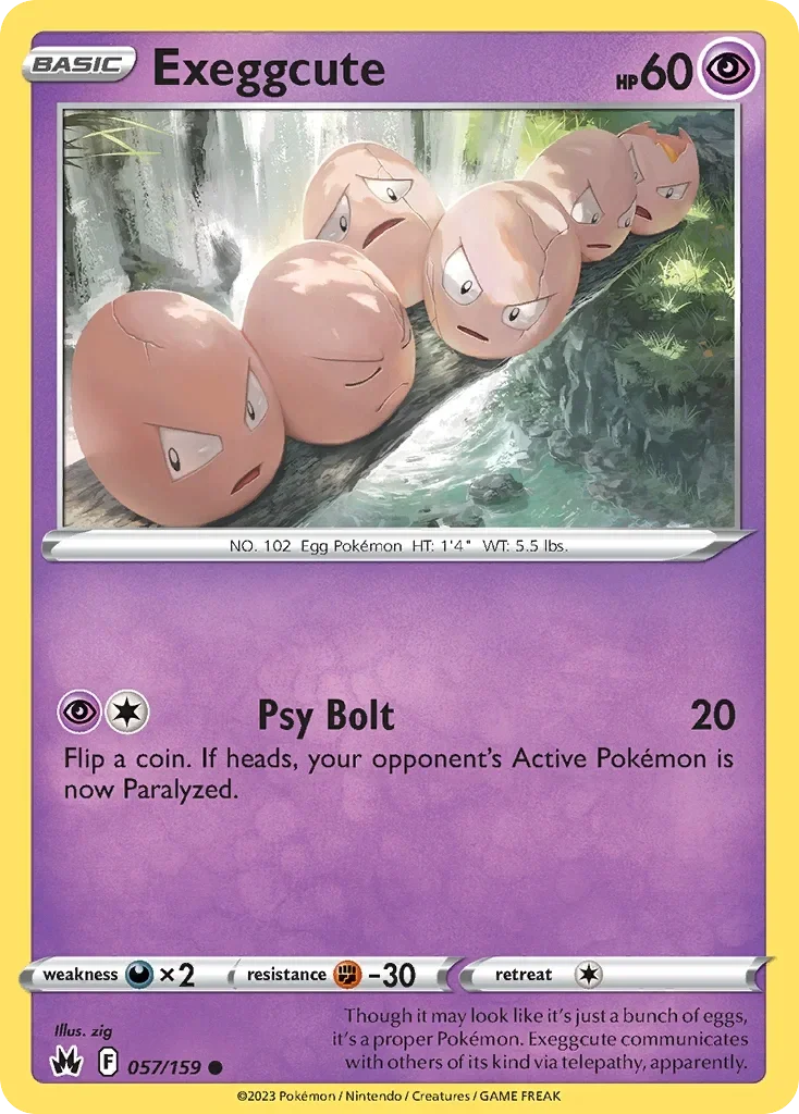 057/159 from Crown Zenith Common Pokemon Card