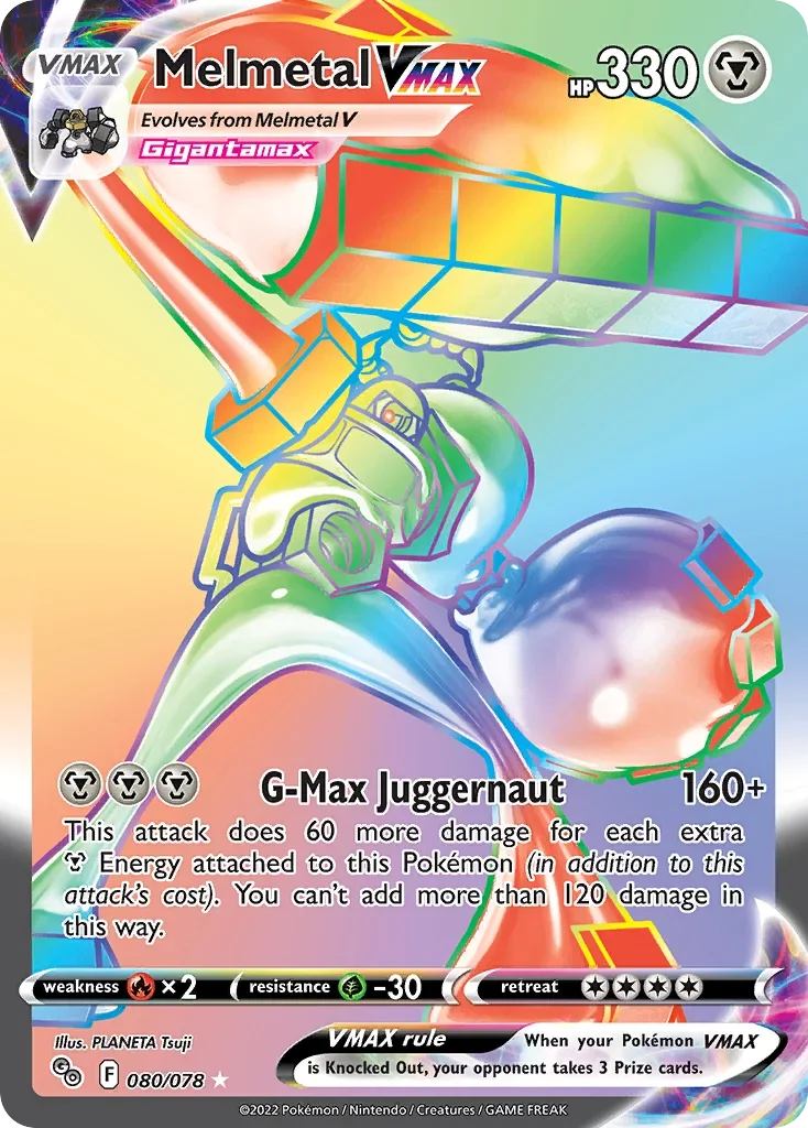 080/078 from Pokemon GO Rainbow Rare Pokemon Card
