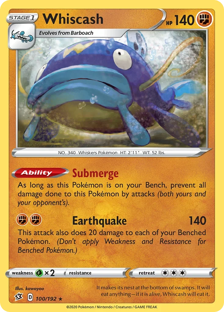 100/192 from Rebel Clash Rare Pokemon Card