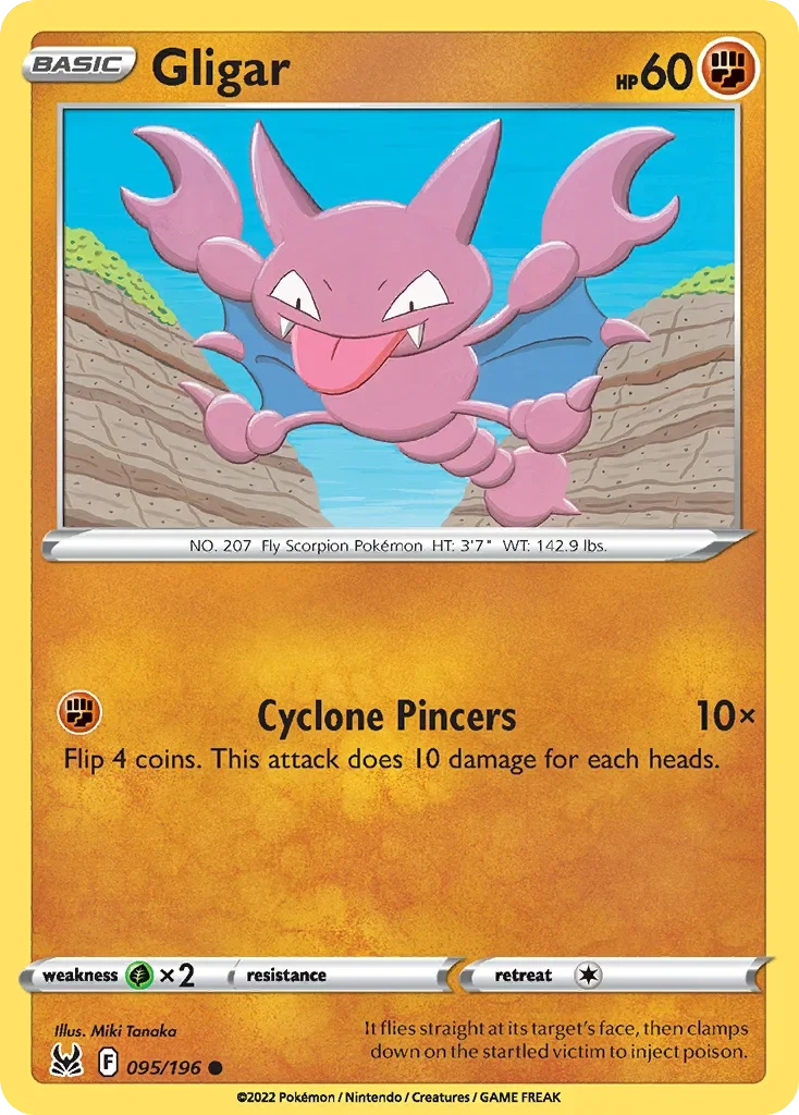095/196 from Lost Origin Common Pokemon Card