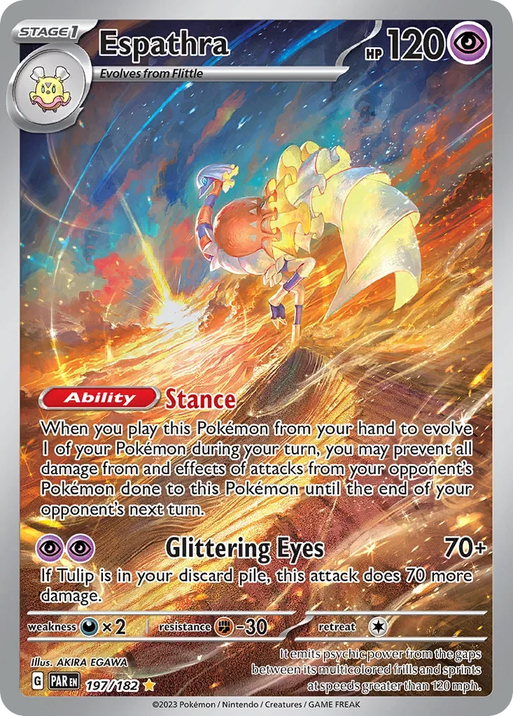 197/182 from Paradox Rift Illustration Rare Pokemon Card