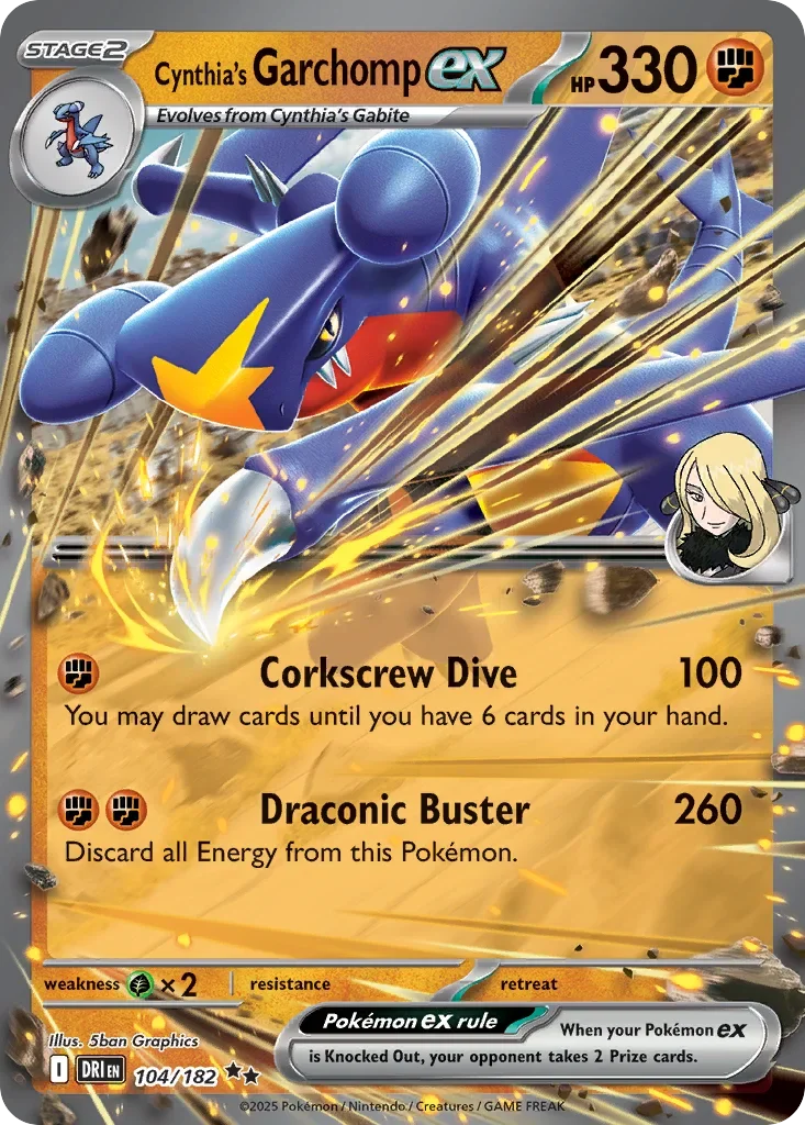 104/182 from Destined Rivals Double Rare Pokemon Card
