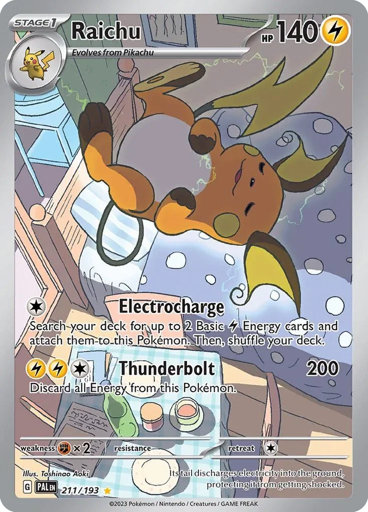 211/193 from Paldea Evolved Illustration Rare Pokemon Card
