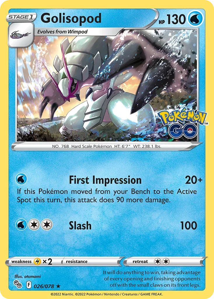026/078 from Pokemon GO Holo Rare Pokemon Card