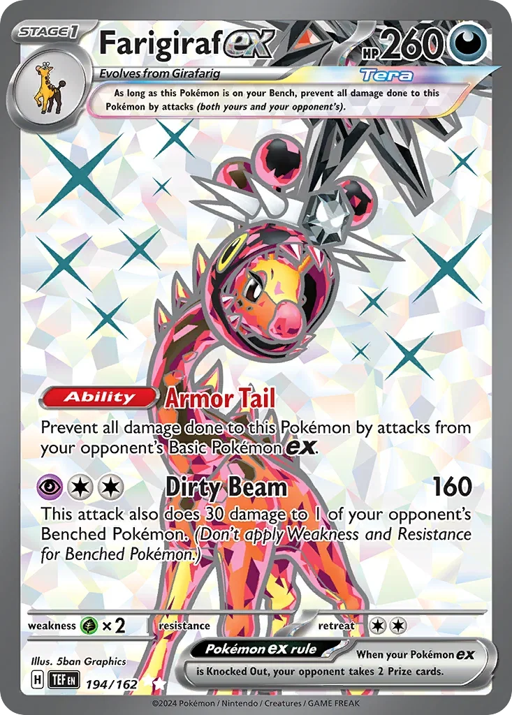 194/162 from Temporal Forces Ultra Rare Pokemon Card