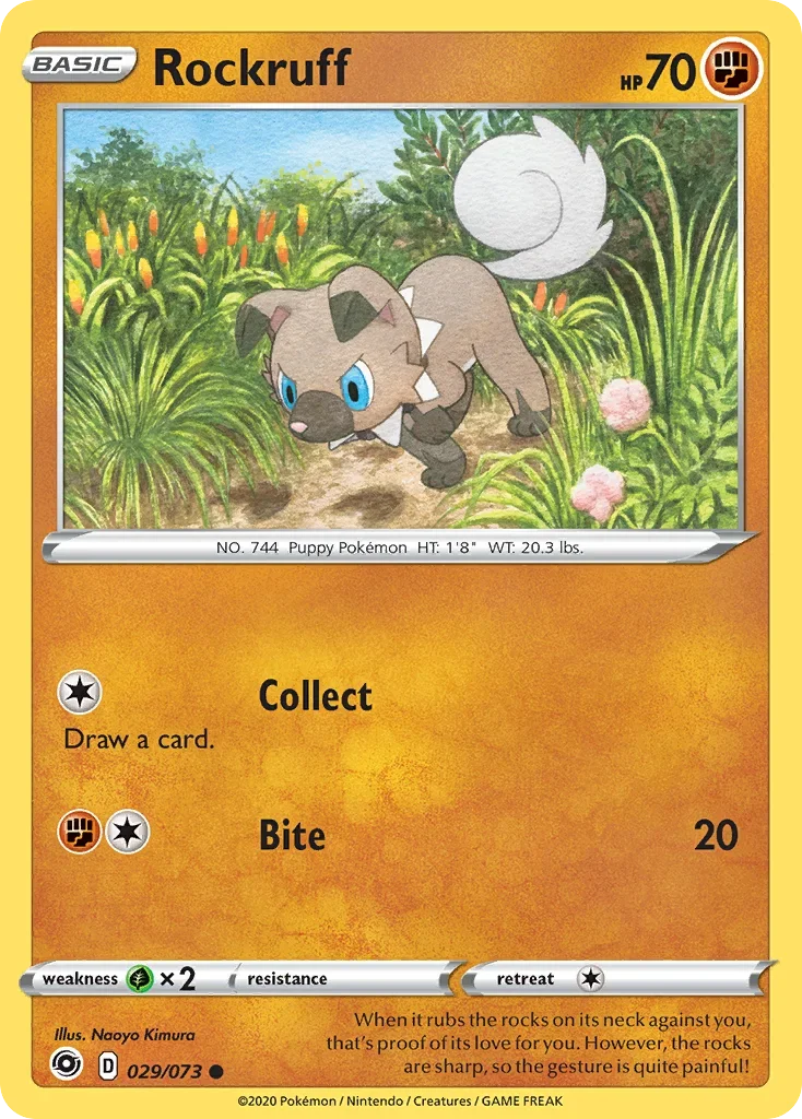 29/73 from Champion's Path Common Pokemon Card