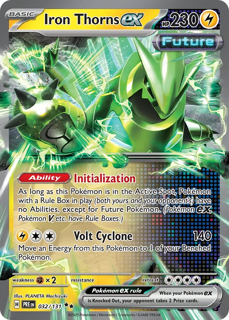 032/131 from Prismatic Evolutions Card List Double Rare Pokemon Card