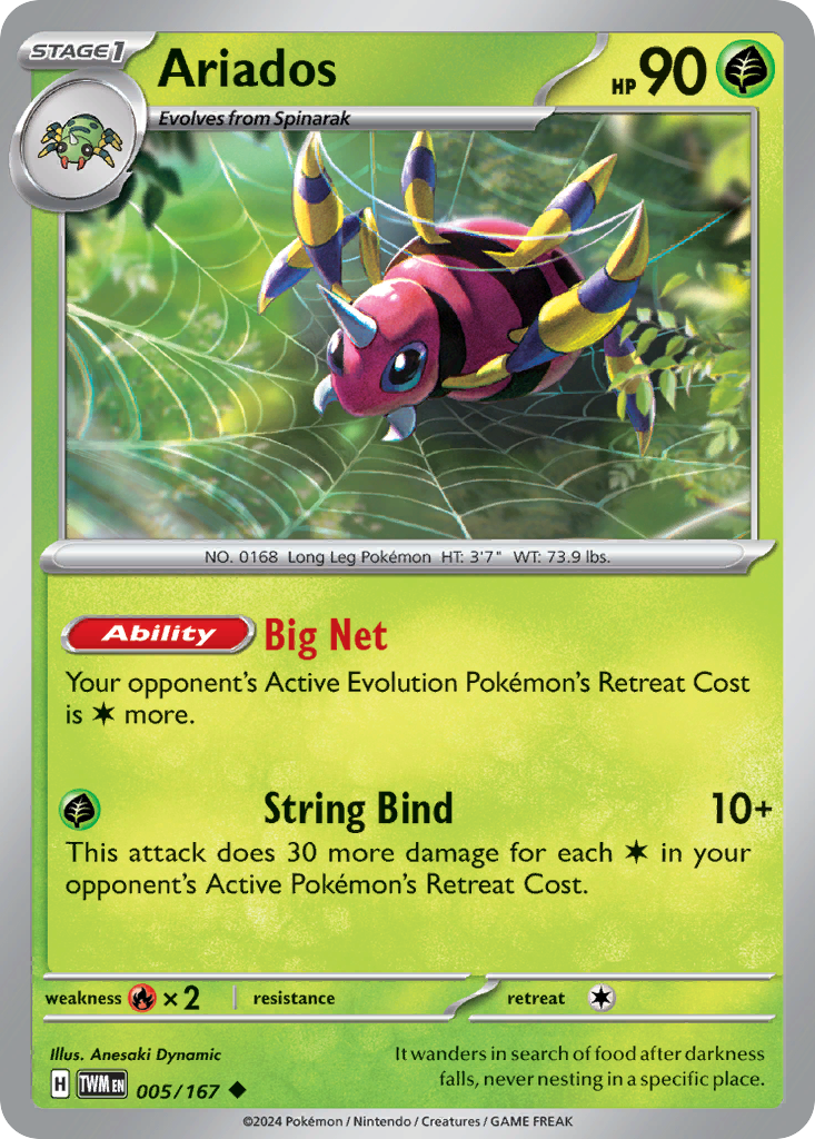 005/167 from Twilight Masquerade Card List Uncommon Pokemon Card