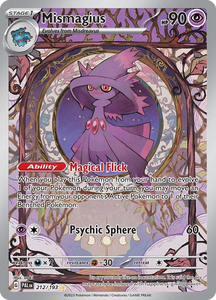 212/193 from Paldea Evolved Illustration Rare Pokemon Card