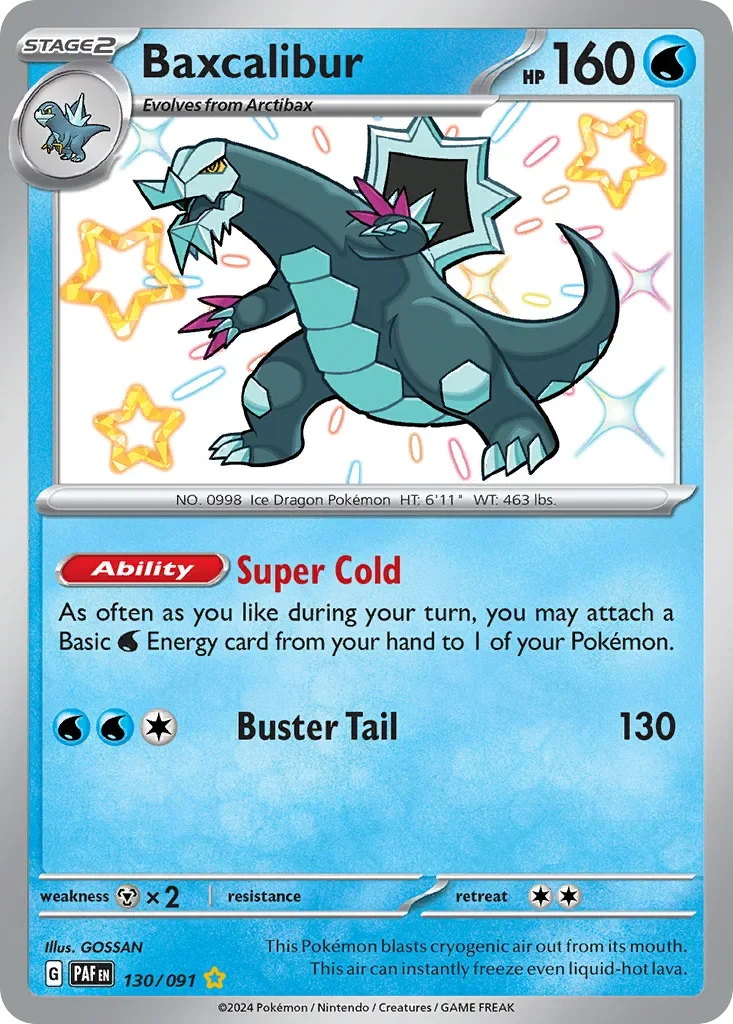 130/091 from Paldean Fates Shiny Rare Pokemon Card