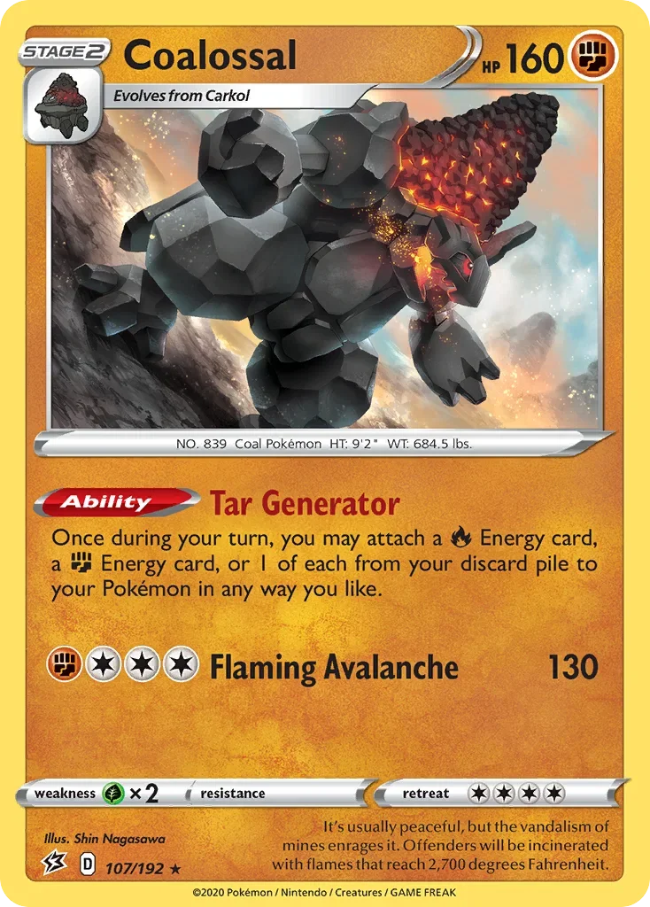 107/192 from Rebel Clash Holo Rare Pokemon Card