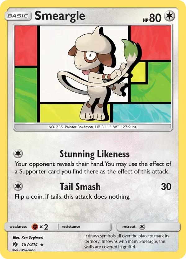 157/214 from Lost Thunder Rare Pokemon Card