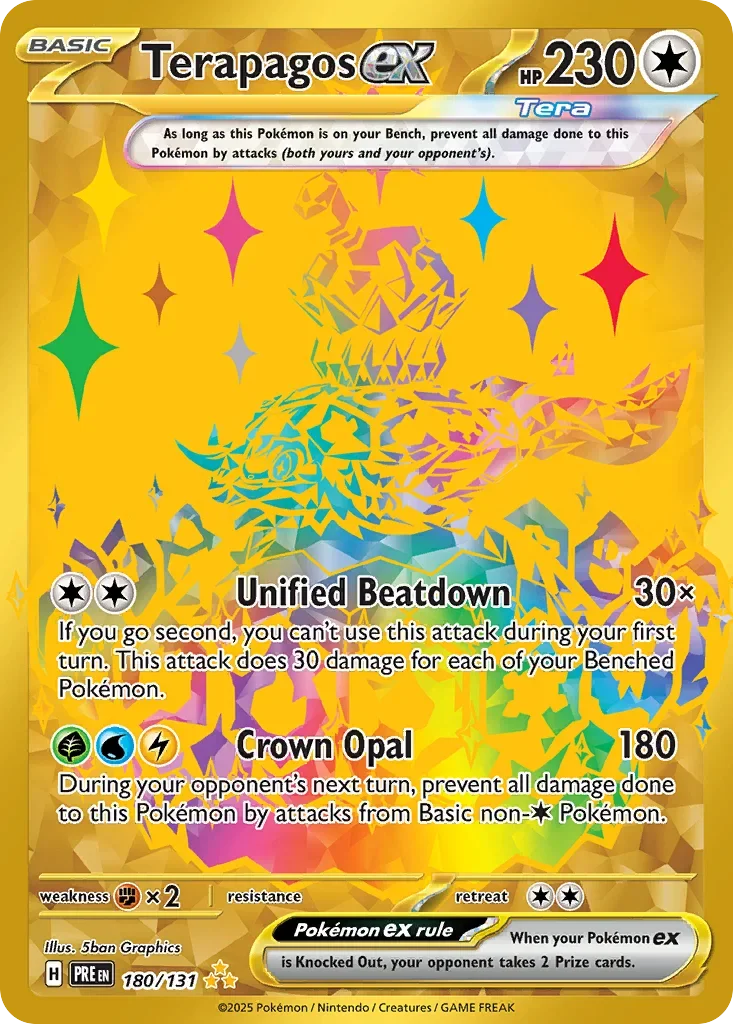 180/131 from Prismatic Evolutions Card List Hyper Rare Pokemon Card