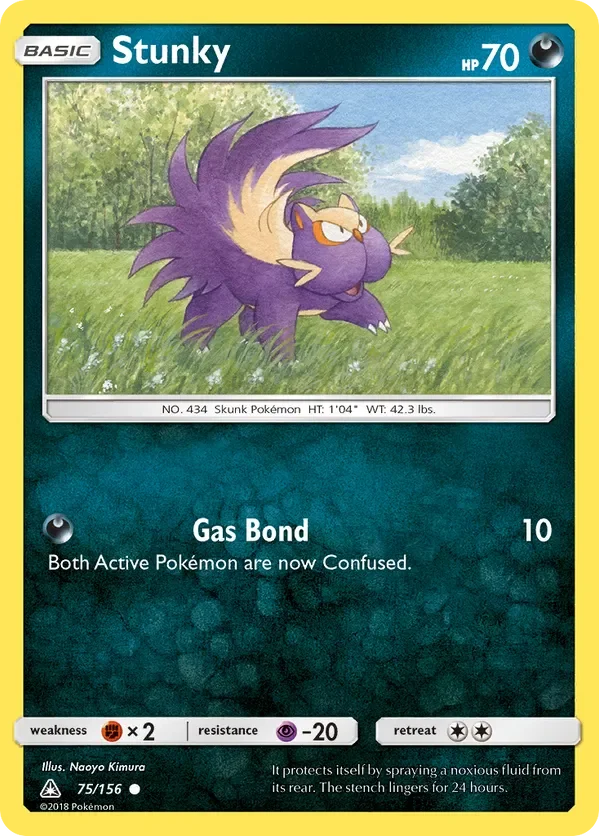 75/156 from Ultra Prism Common Pokemon Card