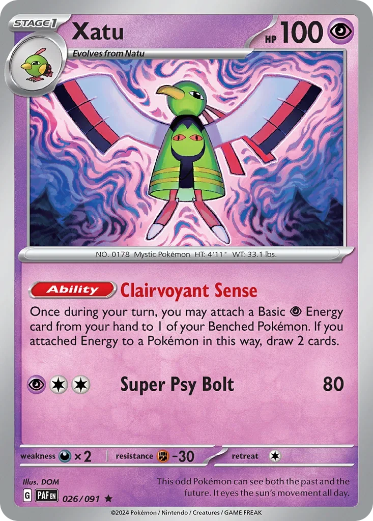 026/091 from Paldean Fates Rare Pokemon Card