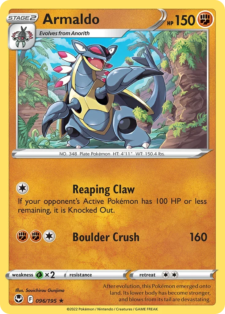096/195 from Silver Tempest Rare Pokemon Card